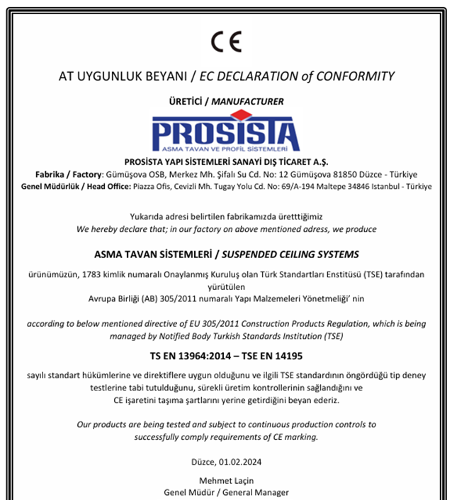 CE Certificate